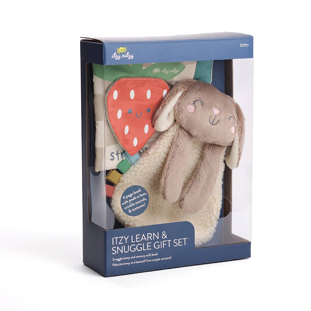 Itzy Learn & Snuggle Bunny & Strawberry Gift Set