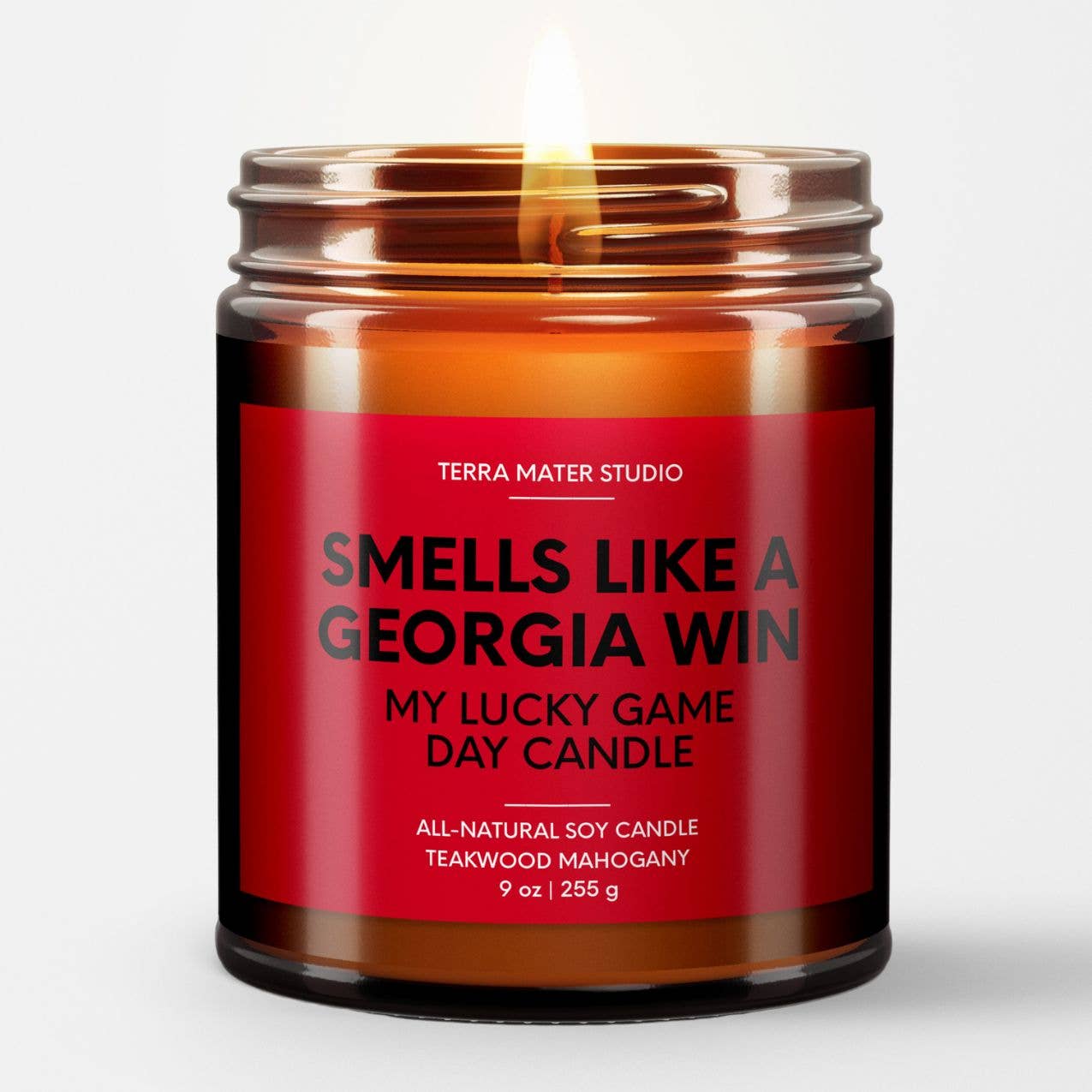 Smells Like A Georgia Win Game Day Candle- 9oz