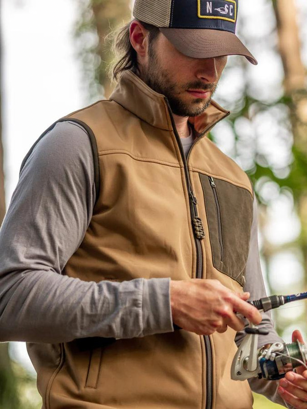 Pamlico Layering Vest in Tobacco by Dixie Decoys