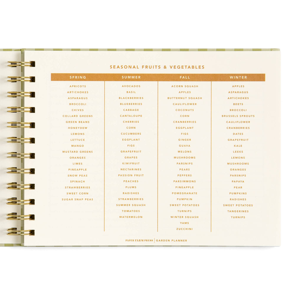 Gingham Life On The Homestead Garden Planner