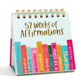 desk flip calendar with 52 weeks of affirmations 
