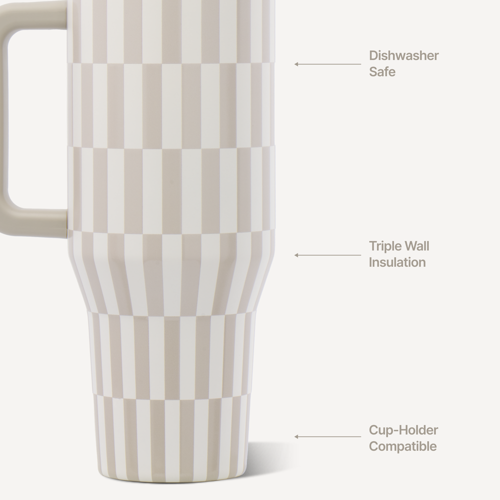 Latte 32oz Traveler Tumbler by Hydrojug