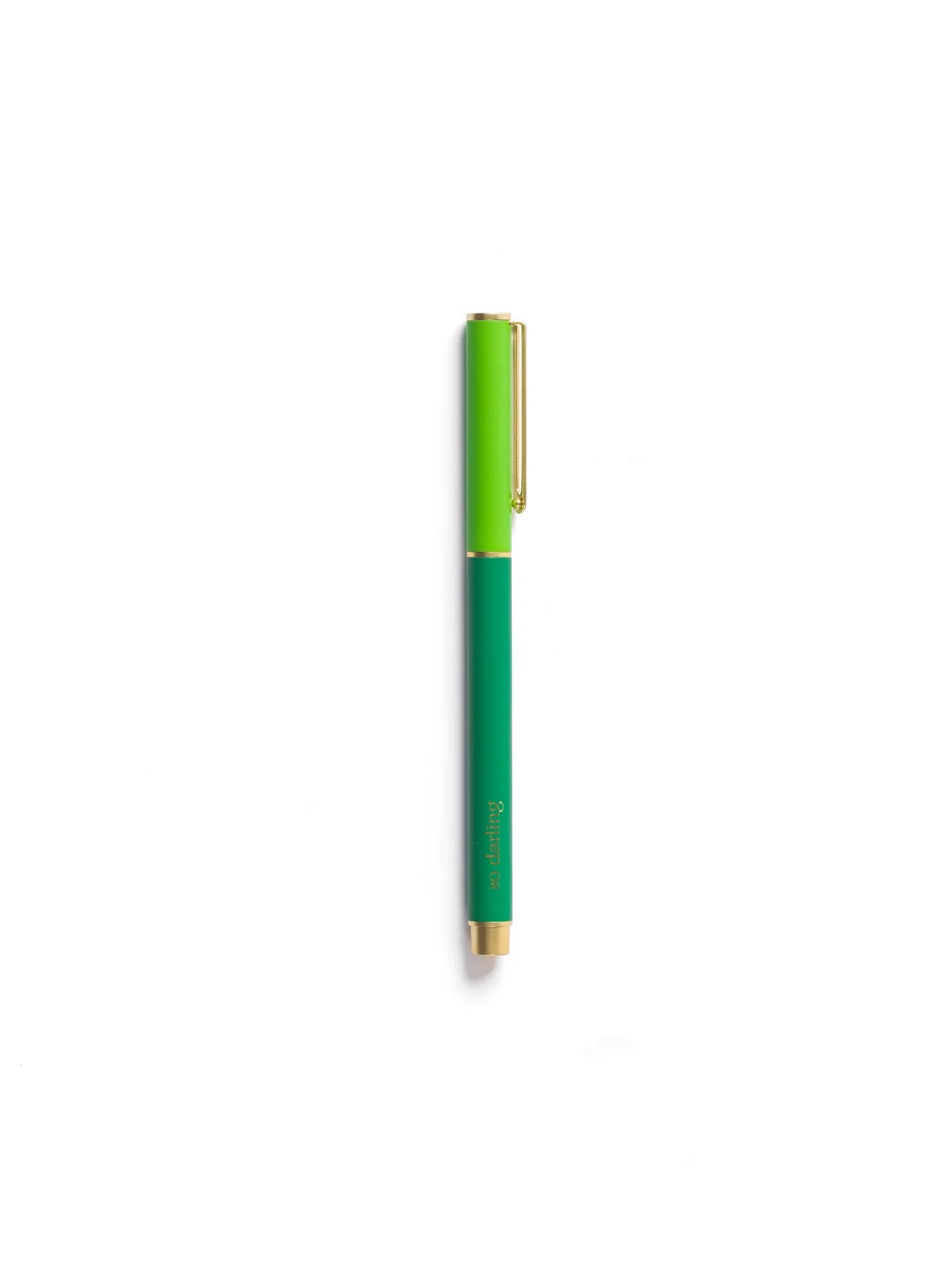 Snap Cap Pen in Green