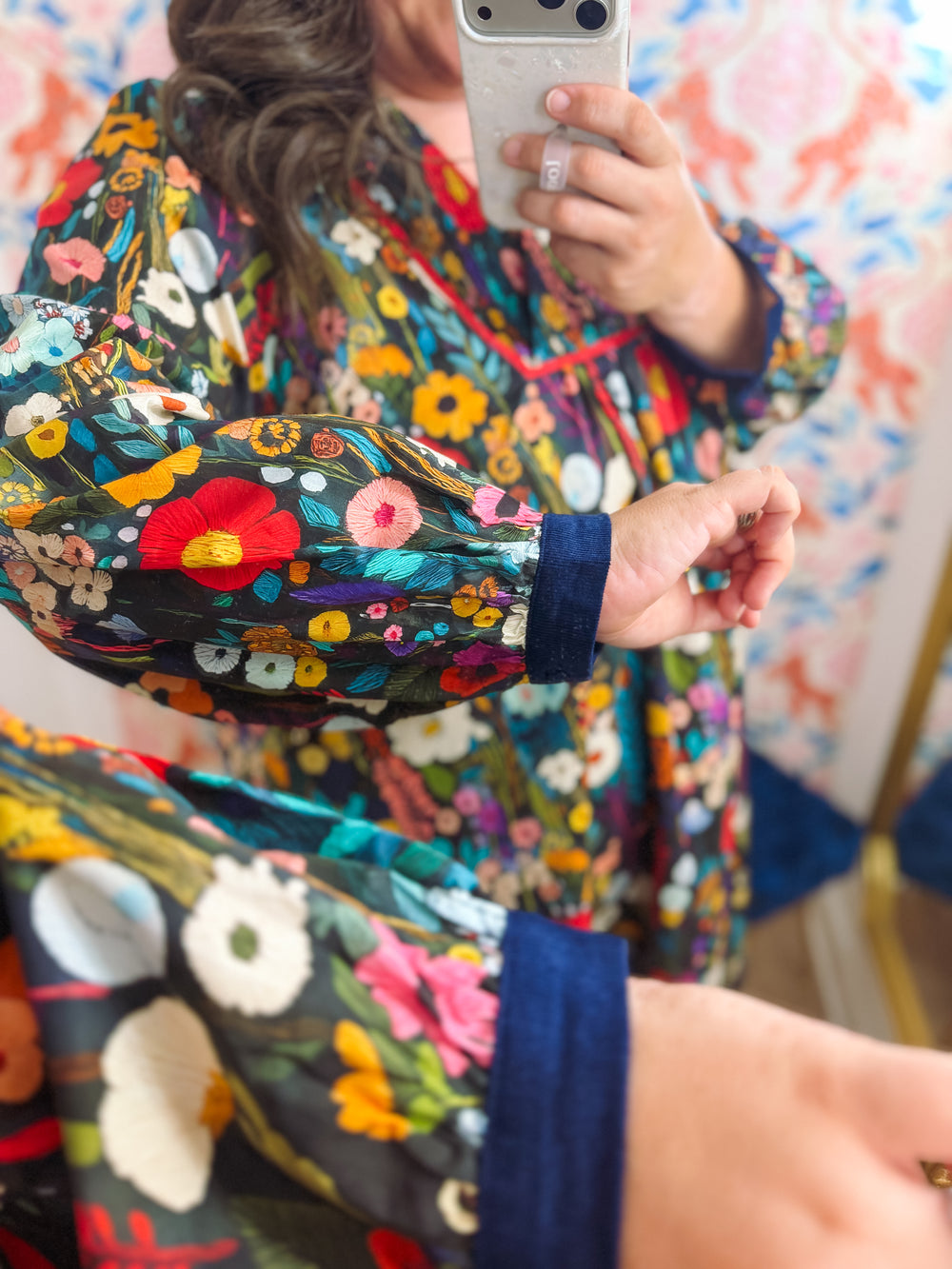 The Josie Floral Print Babydoll Dress (XL-2X)