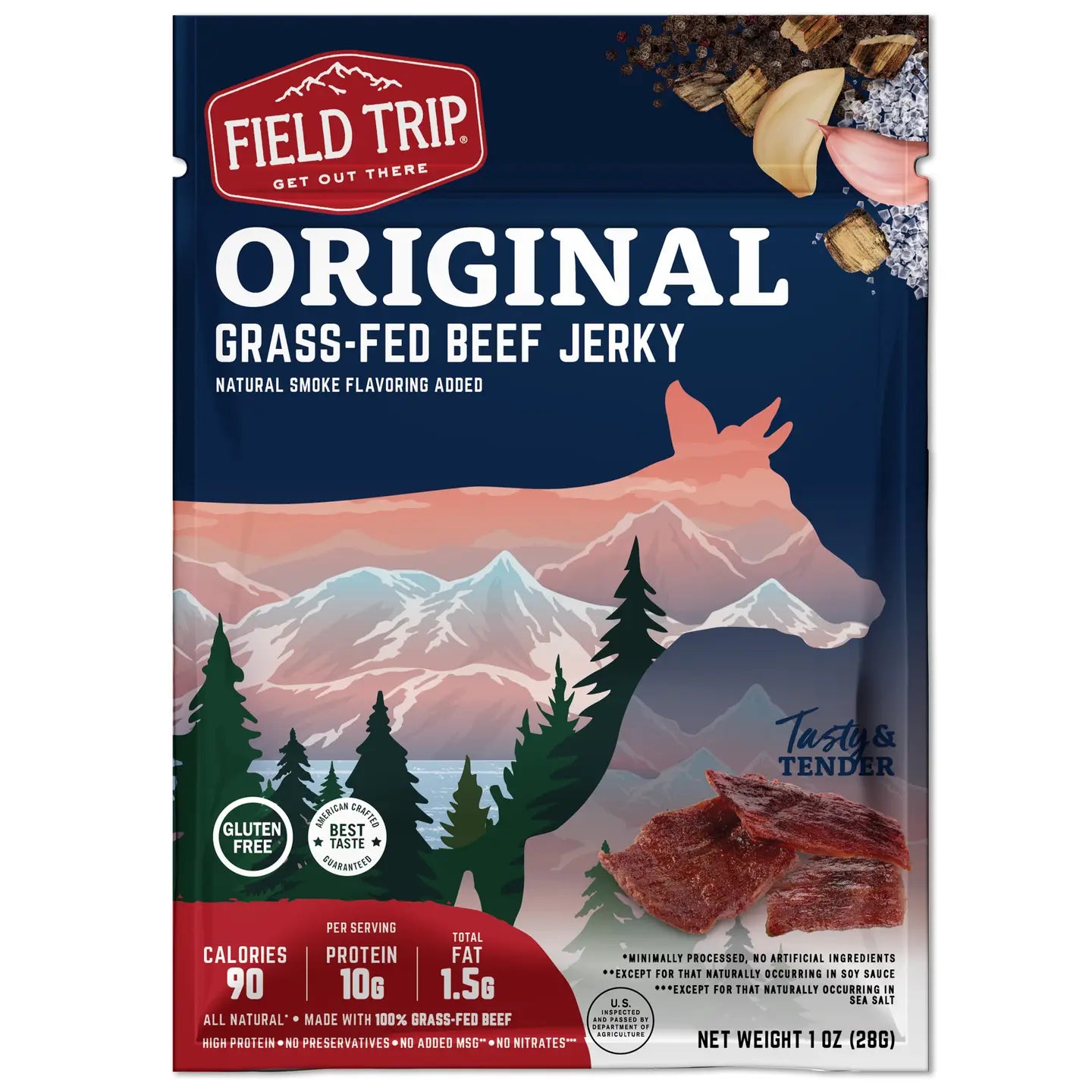 Original Grass Fed Beef Jerky (1oz)