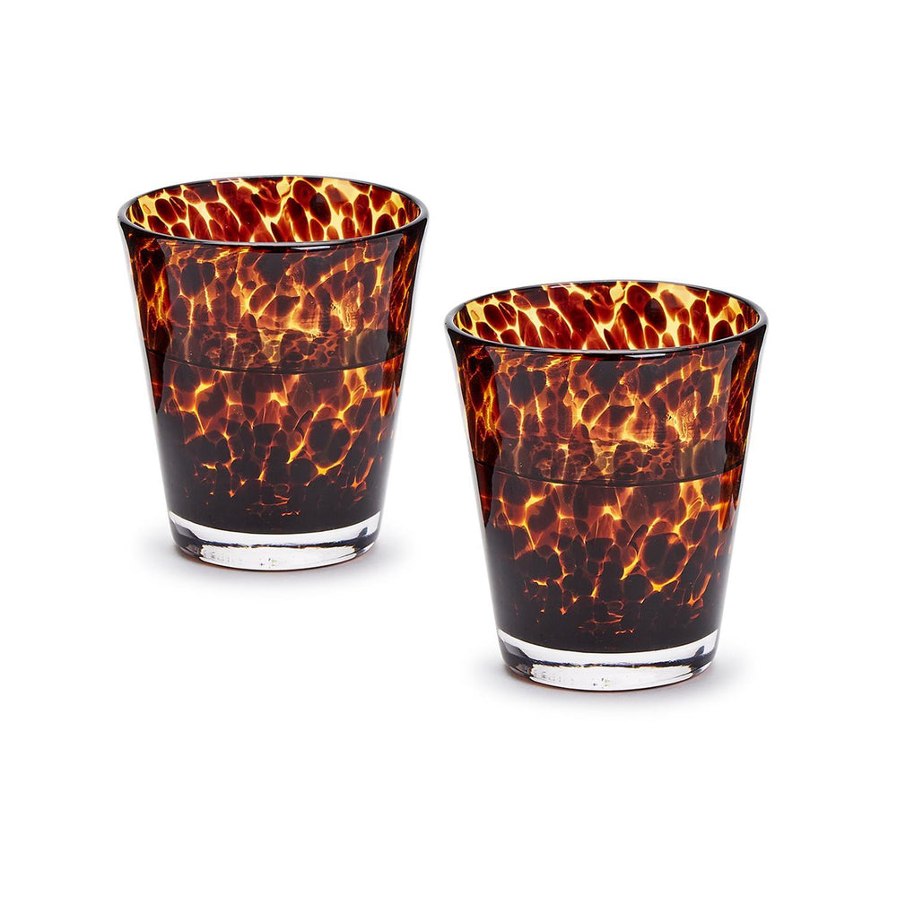 Tortoise Old Fashion Glass