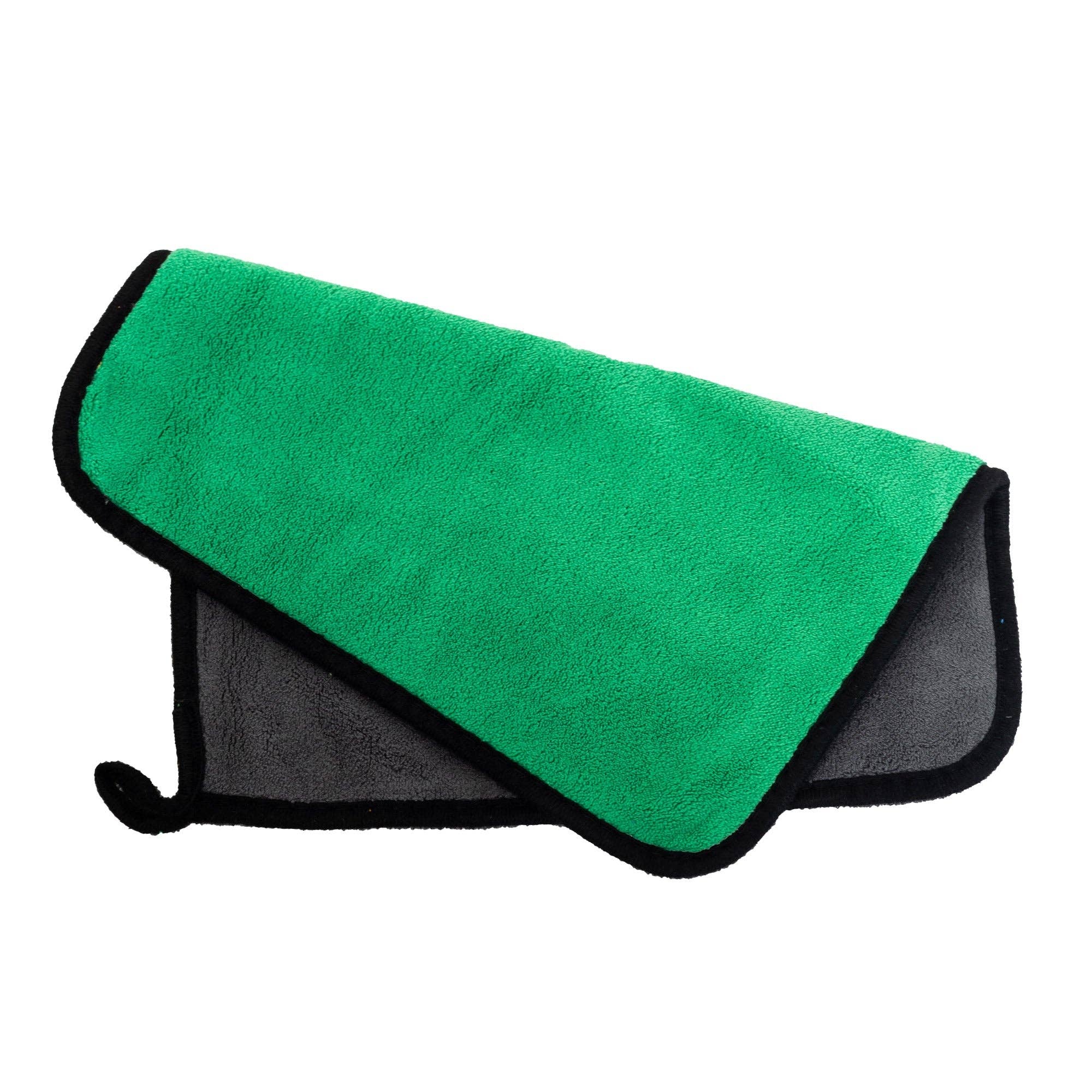 Deluxe Microfiber Car Cleaning Cloth in Green