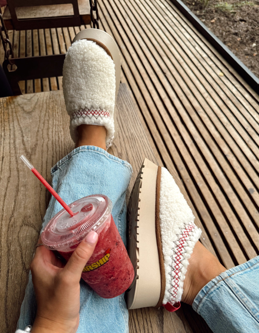 Sherpa Platform Slippers