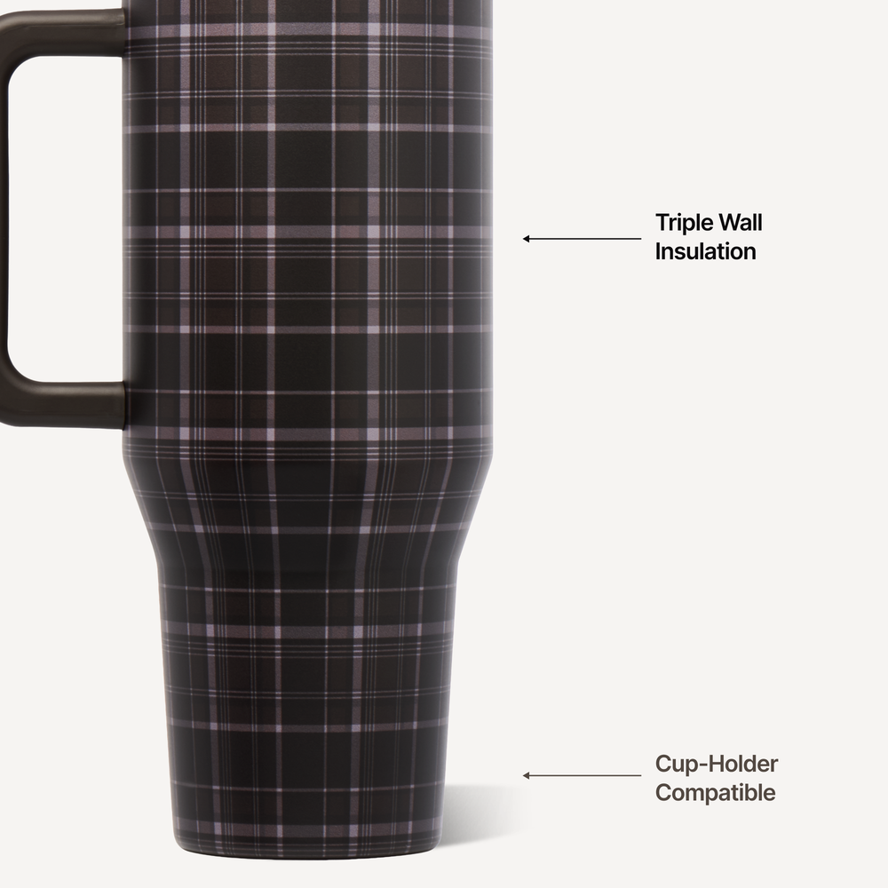 Flannel 40oz Traveler Tumbler by Hydrojug