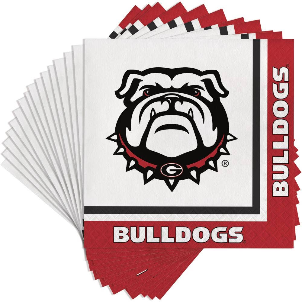 University of Georgia Luncheon Napkins, 20/Pkg