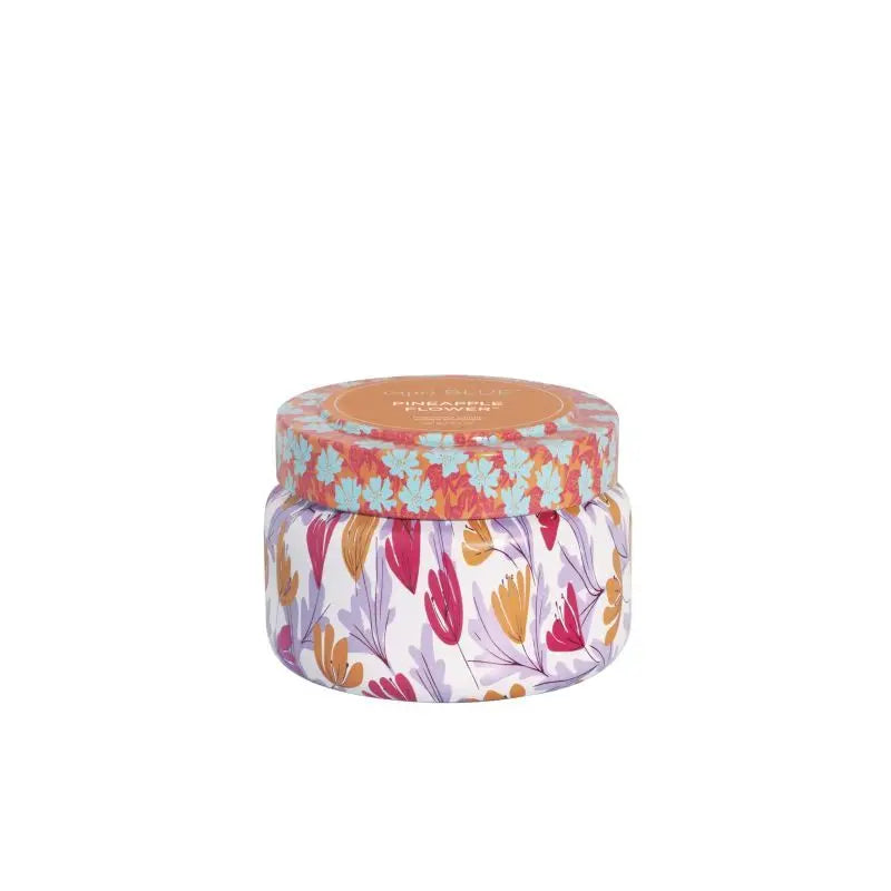 Pineapple Flower Pattern Play Travel Tin (8.5oz)