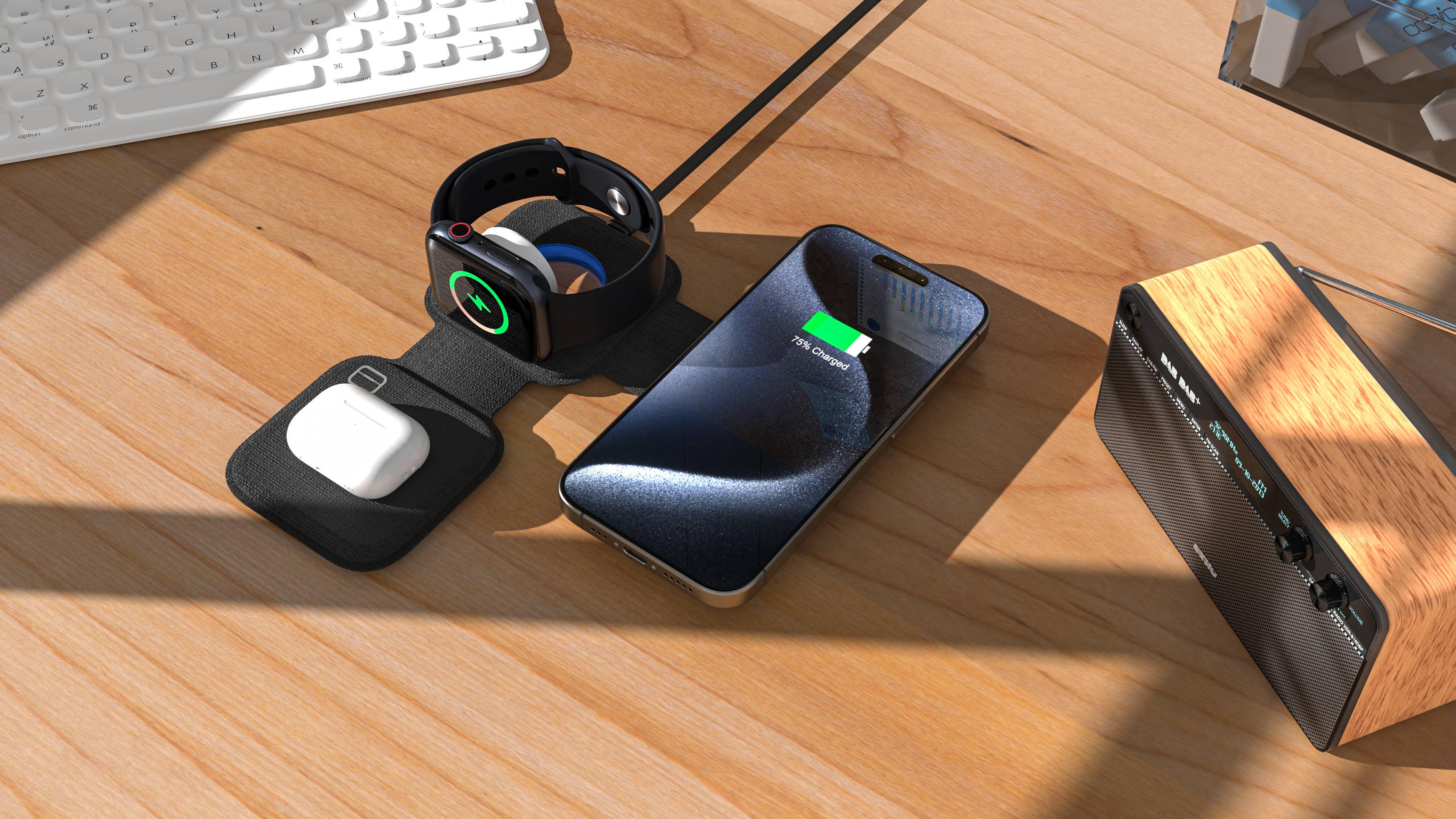 3-in-1 Foldable Wireless Charger for Travel