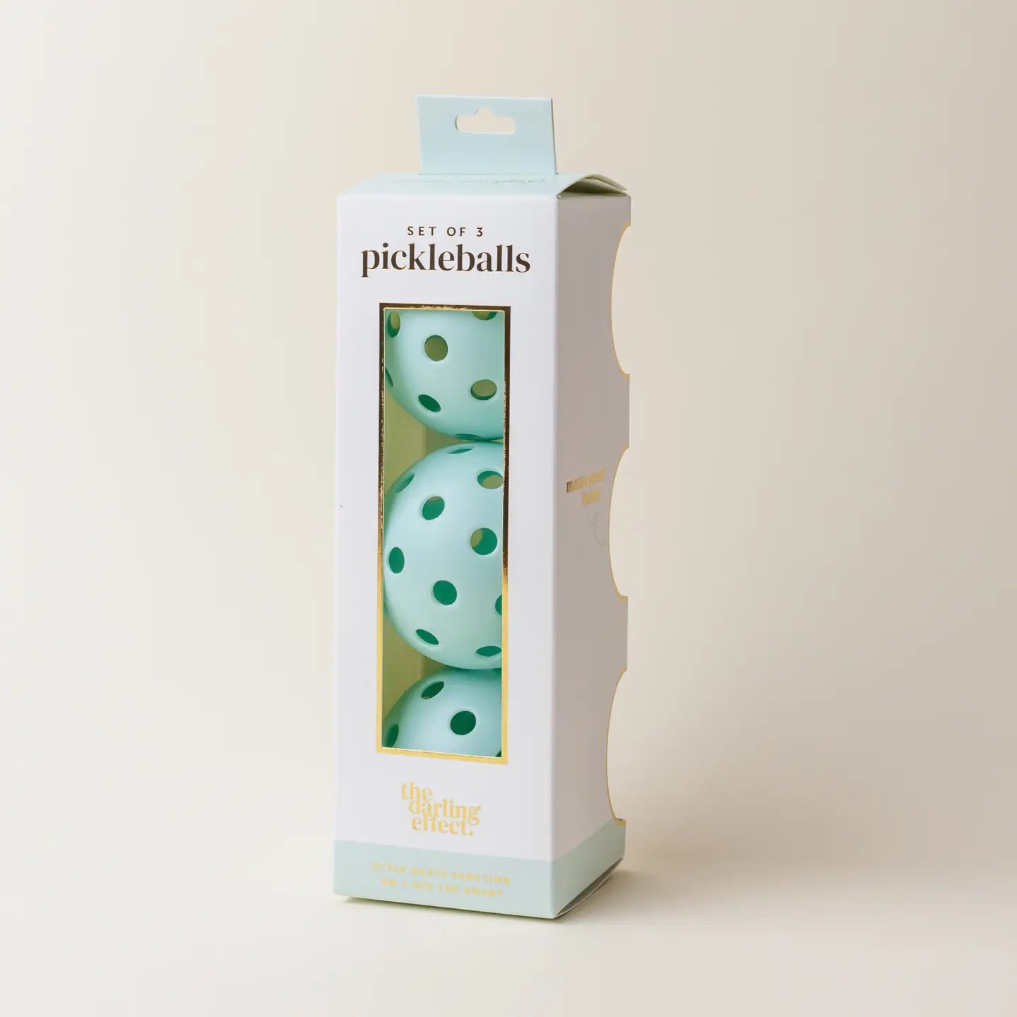 Pickleball Ball Set in Aqua