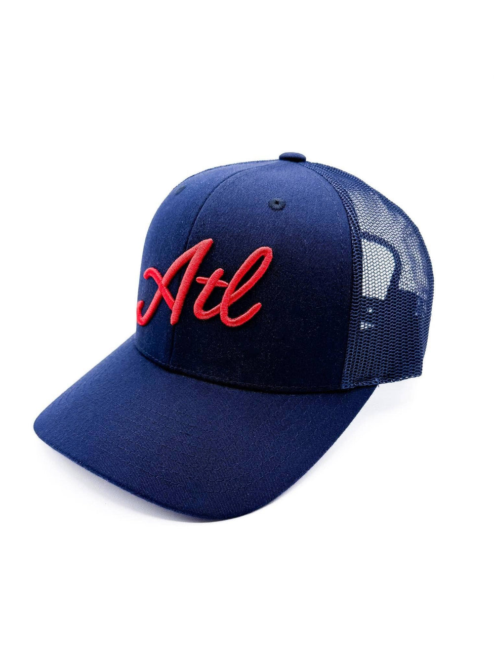 ATL Navy & Red Trucker Hat