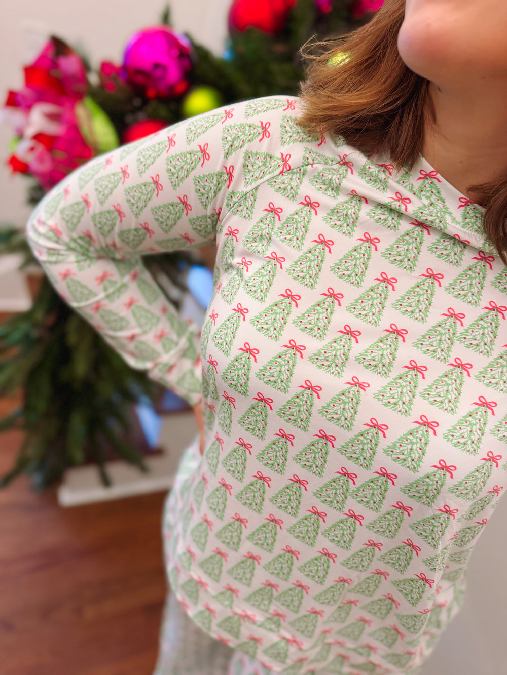 Rosy Woodlands Annie Pajama Pants Set By Mary Square (S-2X)