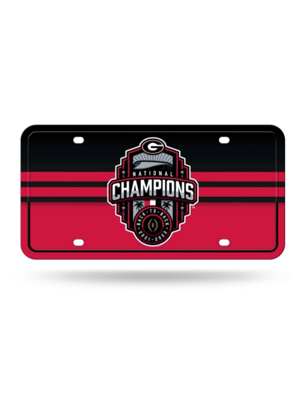 Back to Back National Champions Car Tag