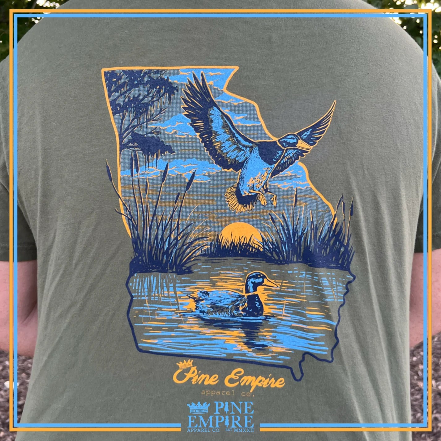 Ducks At Dawn Tee by Pine Empire