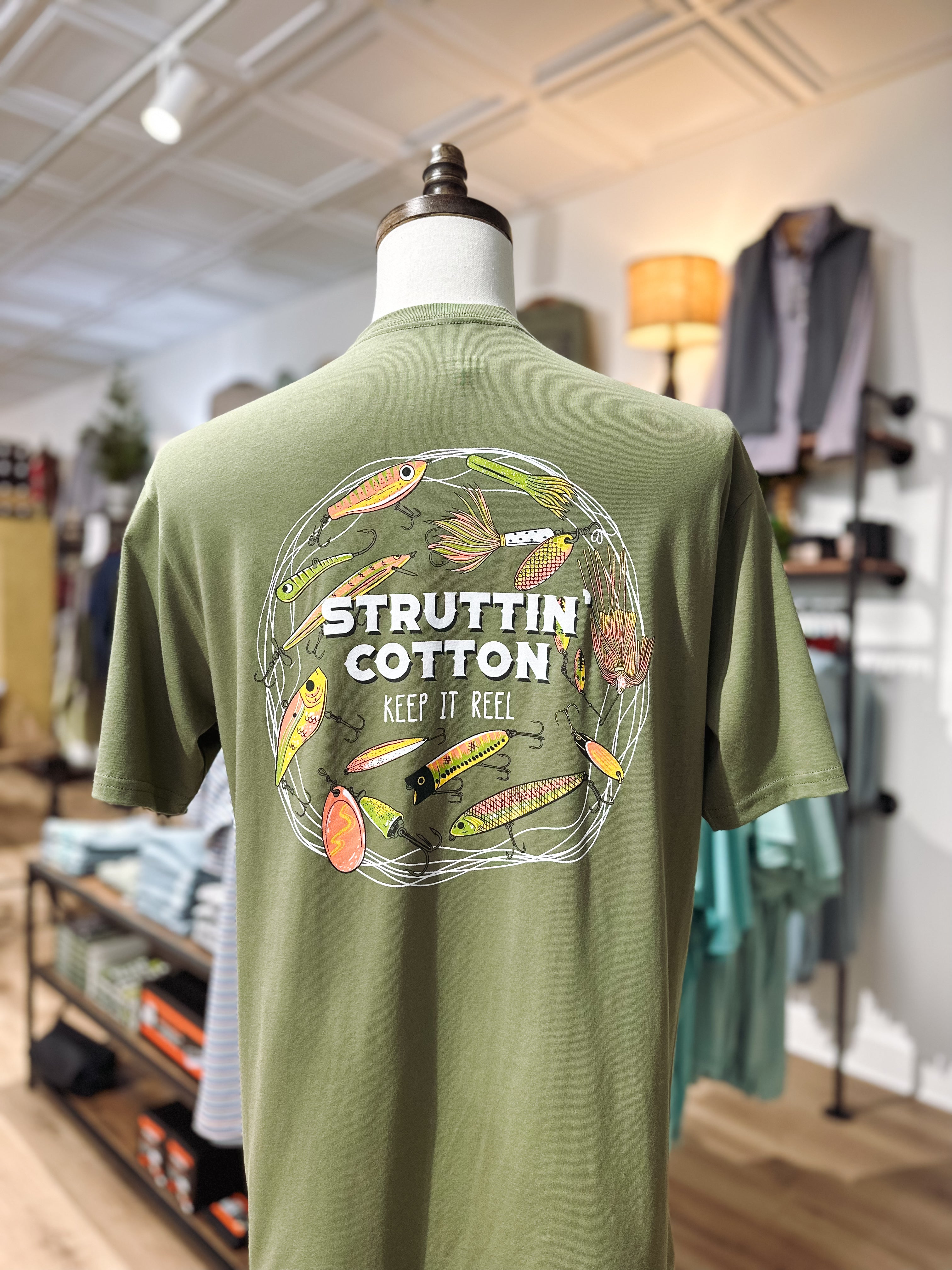Keep It Reel Tee by Struttin’ Cotton