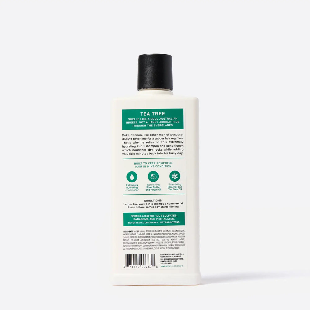 Duke Cannon Shampoo + Conditioner - Tea Tree