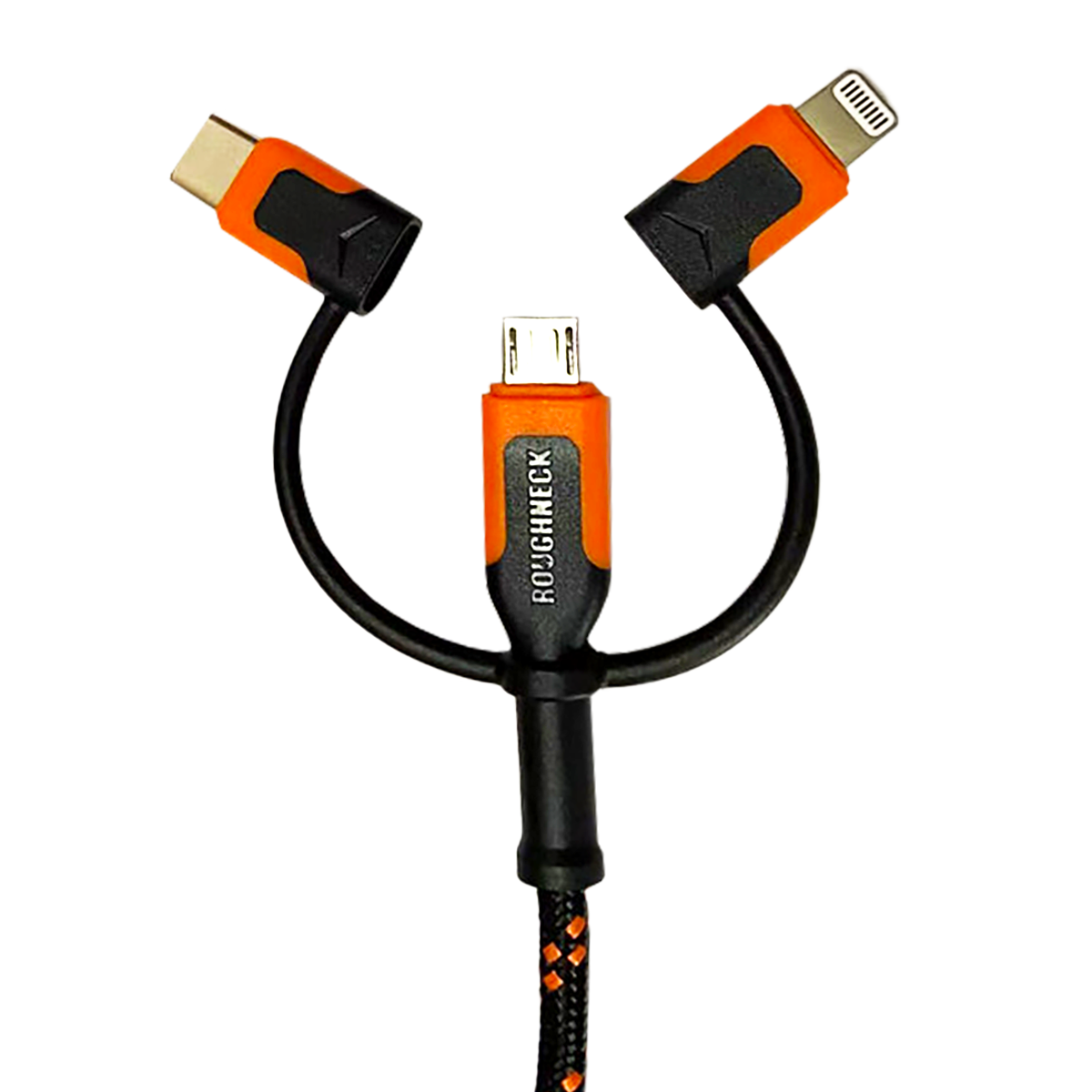 Charging Cable 3 IN 1 Roughneck 10 ft Assortment