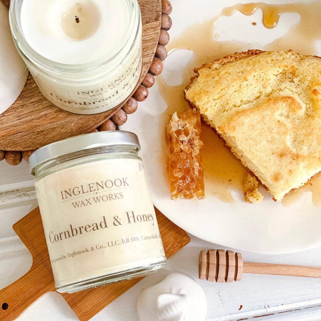 Cornbread & Honey Soy Wax Candle (9 oz)