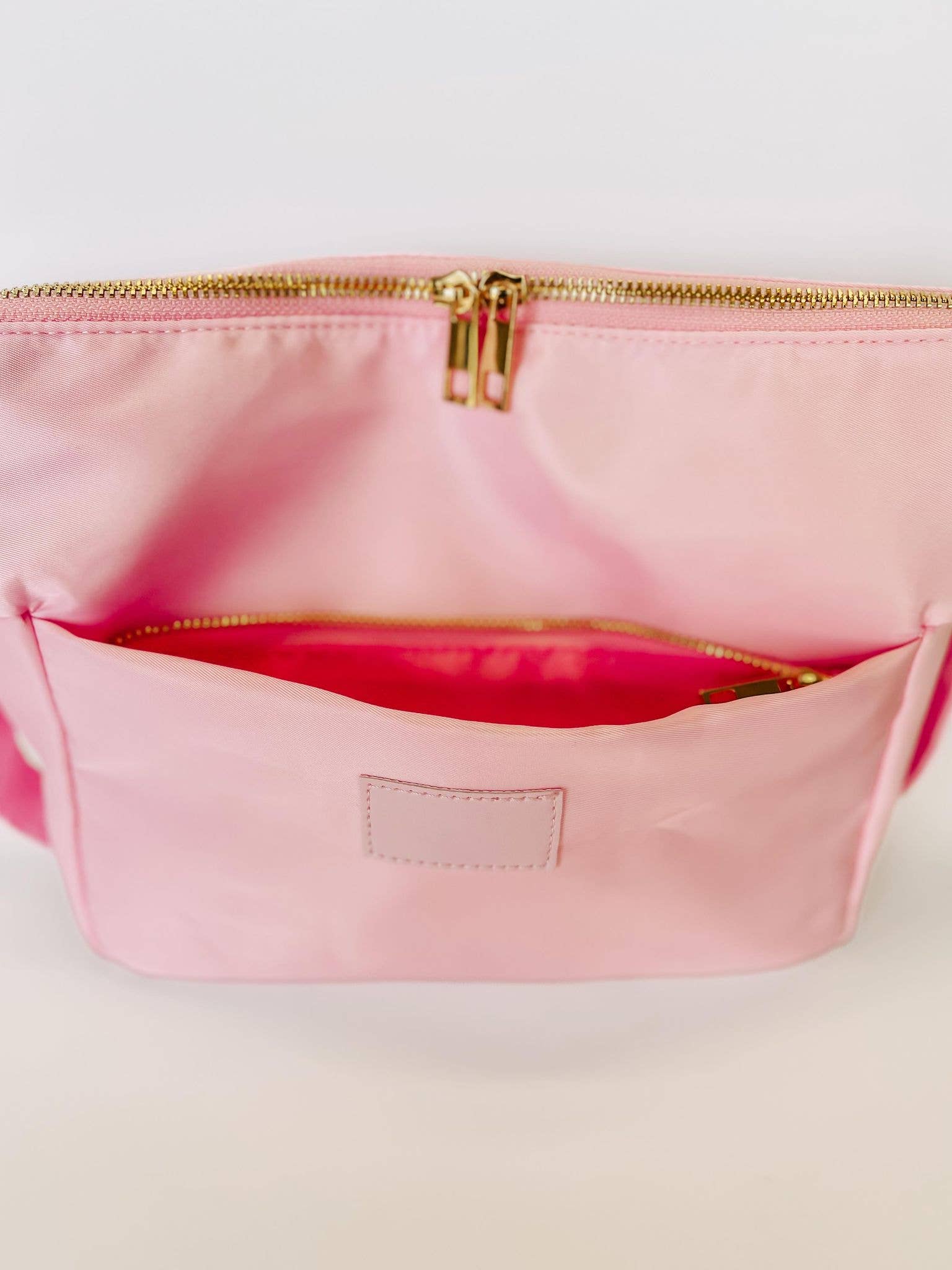 Light Pink Cosmetic Bum Bag