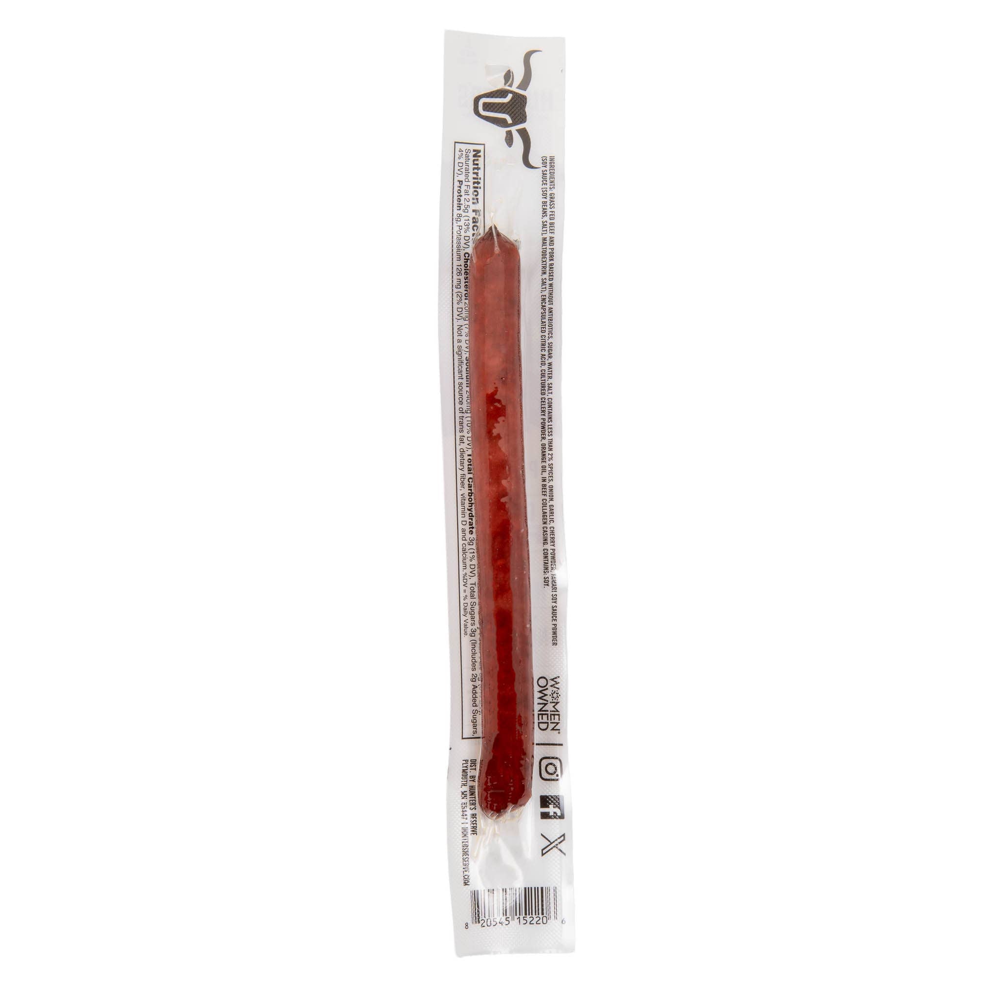 Teriyaki Grass Fed Beef Meat Sticks 
