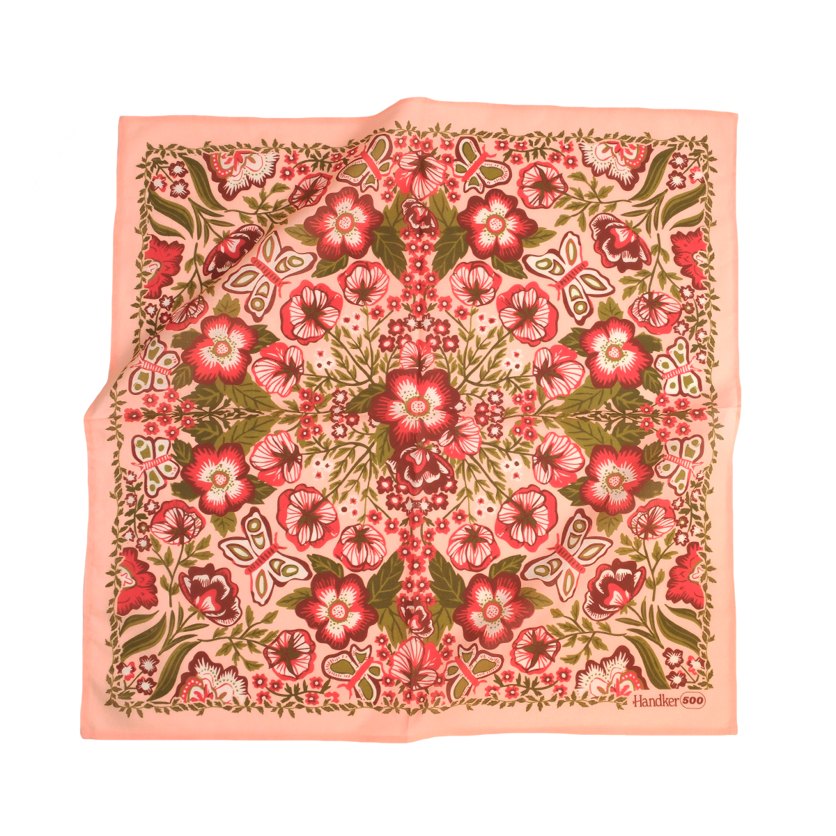 The Sylvia Red & Green Bandana