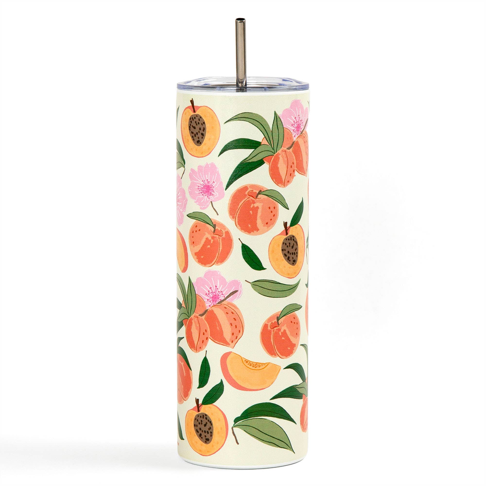 Peach Blossom 20oz Stainless Steel Skinny Tumbler