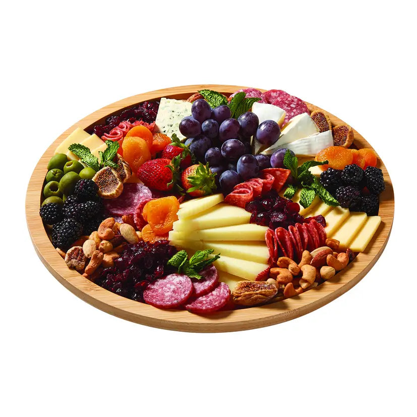 Round Make & Take Bamboo Board with Lid