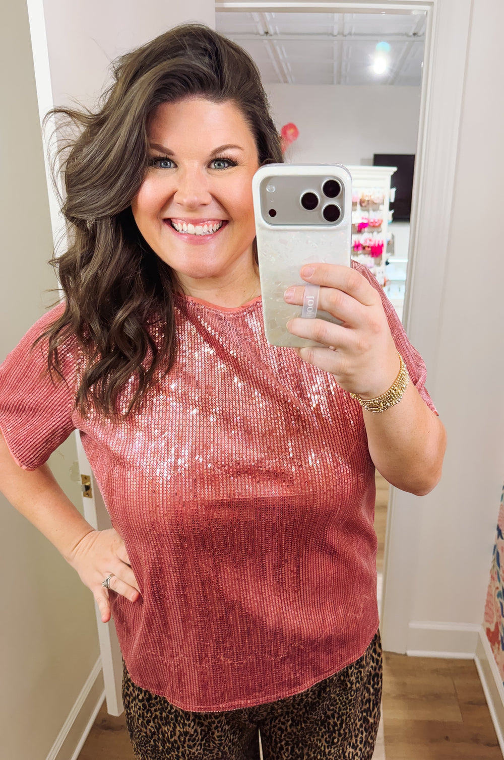 The Melissa Sequin Top
