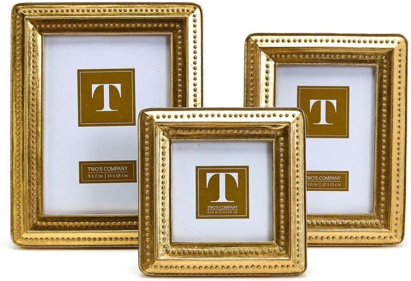 Kolbie & Colby Wedding Registry - 5x7 Gold Beaded Frame — Pecan Row