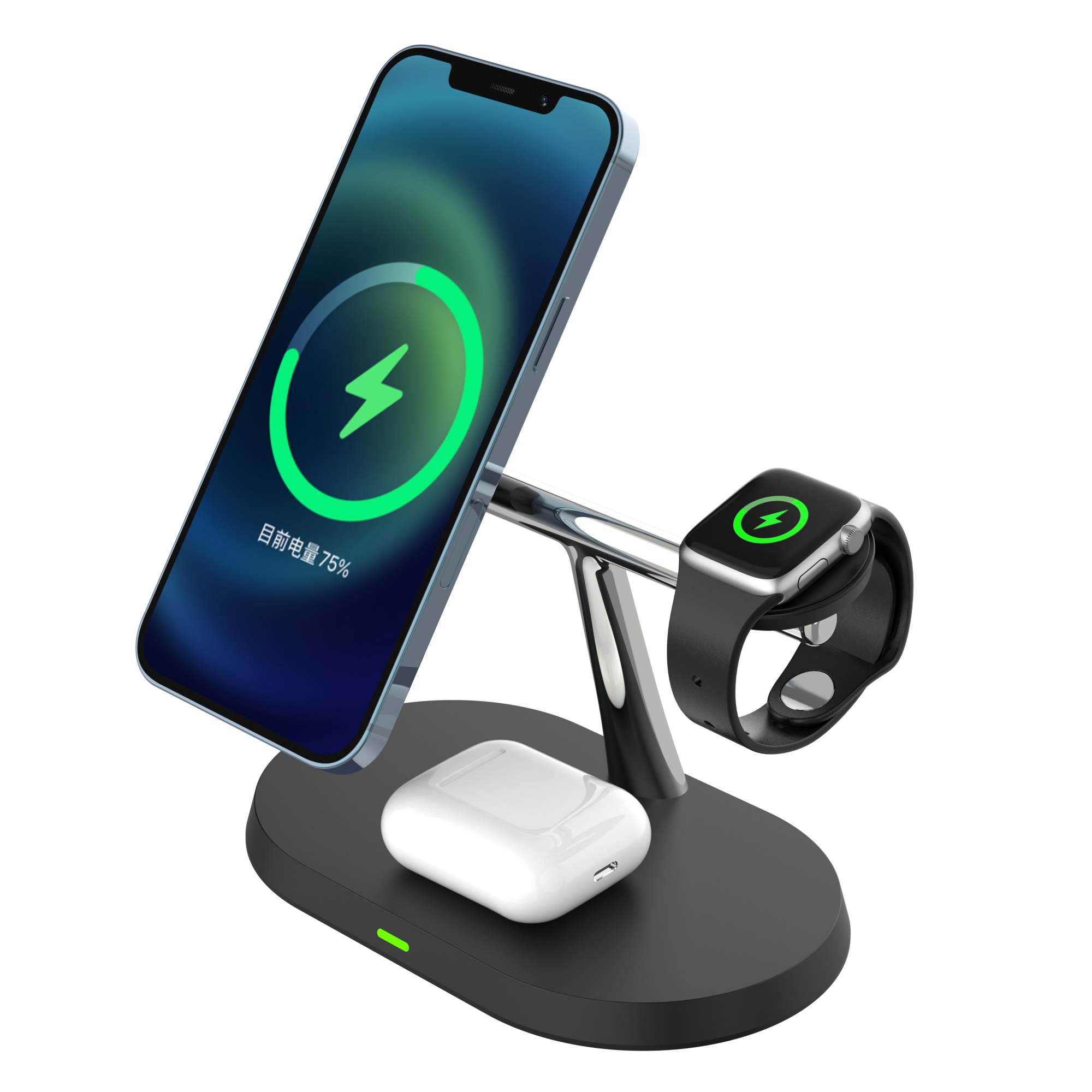 3-IN-1 Charging Station for iPhone/Air pods