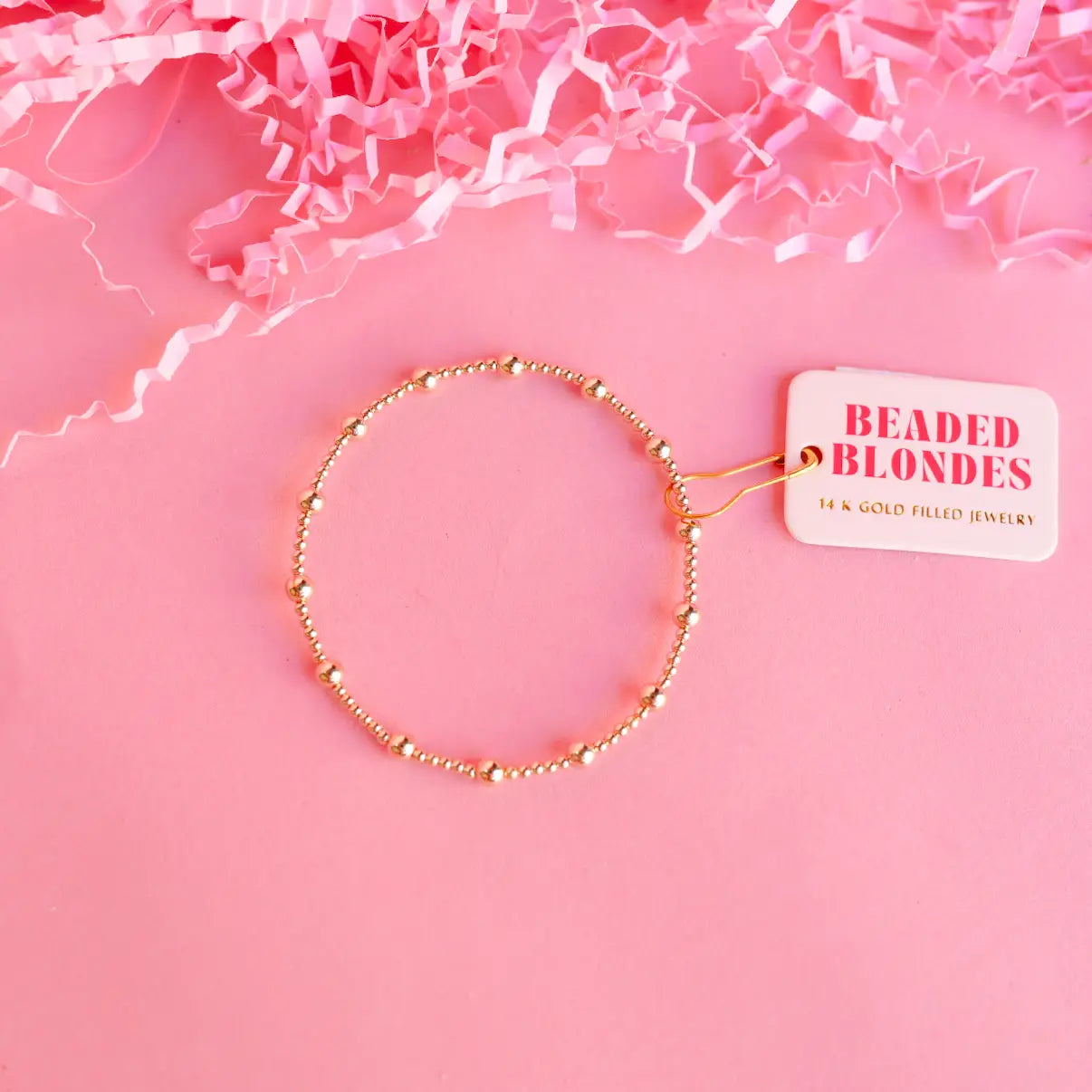 Petite June Gold Beaded Bracelet