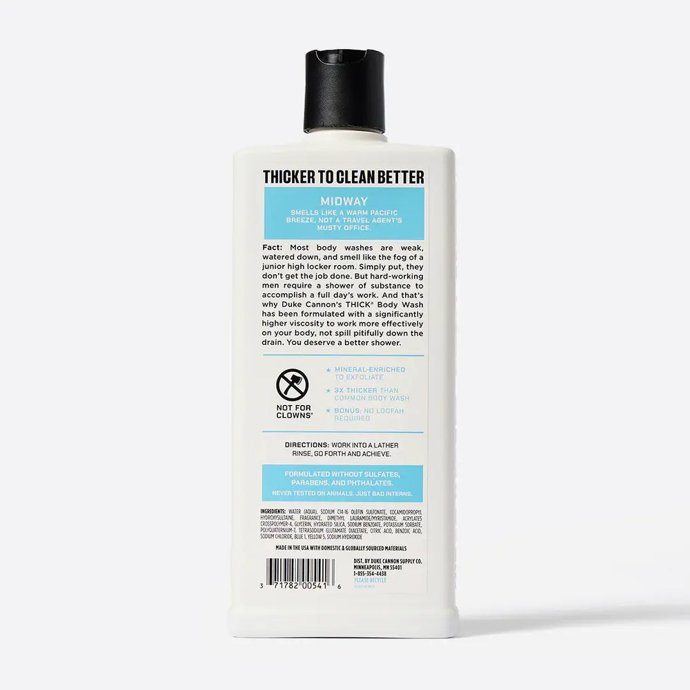 Duke Cannon Body Wash - Midway 18oz