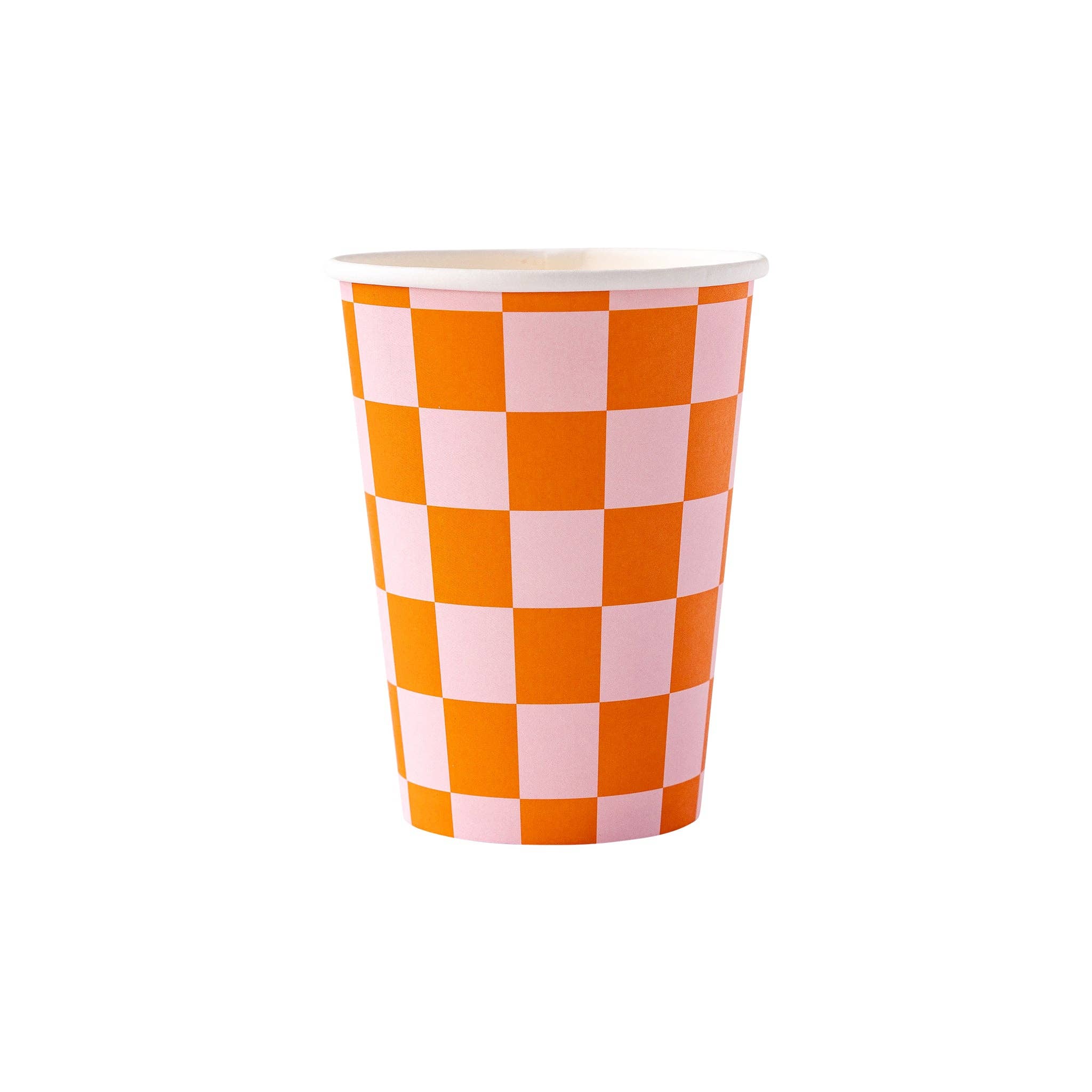 Checked Party Cups (Set of 8)