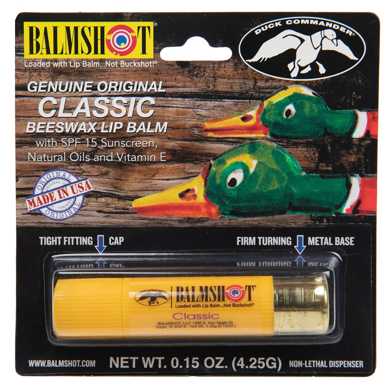 Balmshot & Duck Commander Beeswax Lip Balm