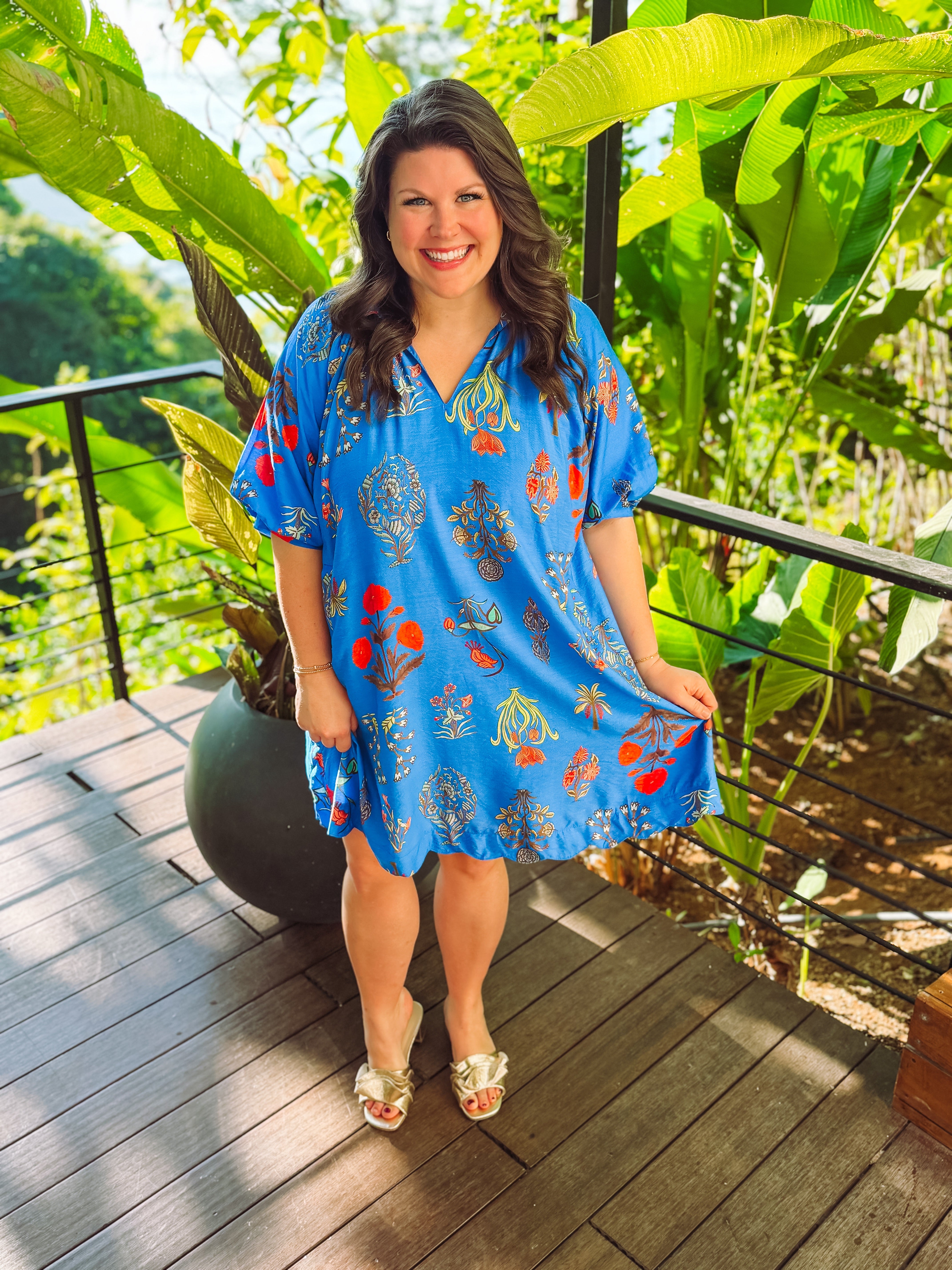 The Island Bloom Floral Mini Dress