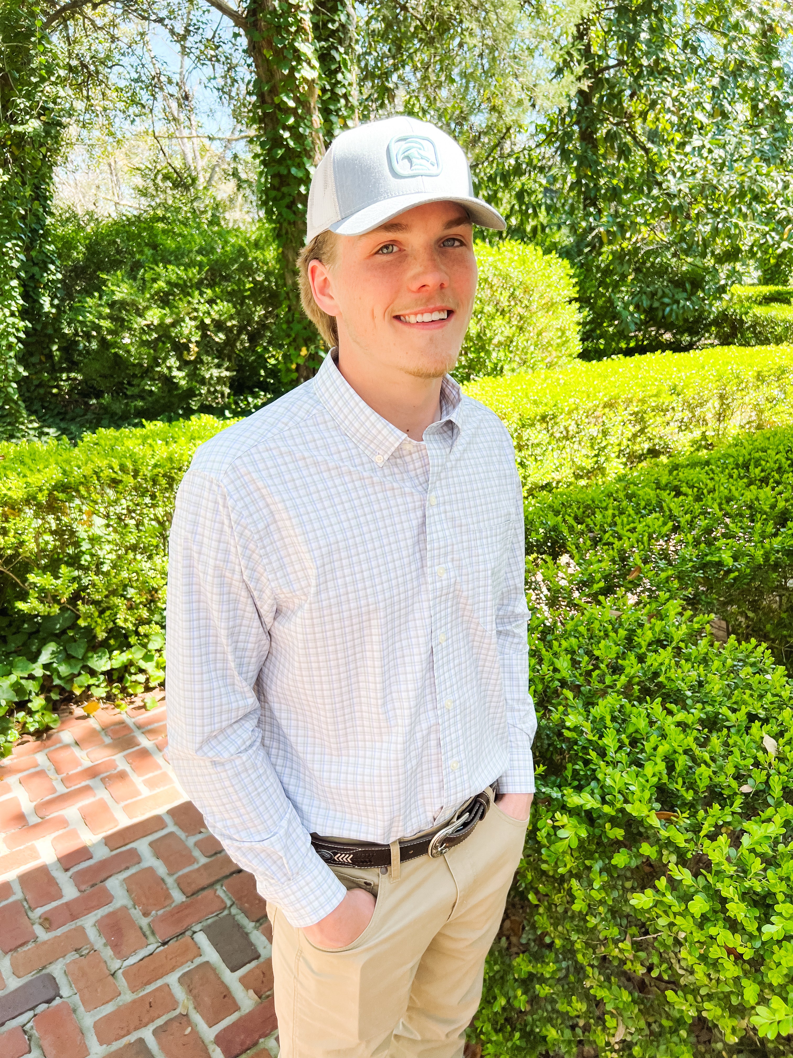 Brookside Plaid in Moonlight By Southern Shirt