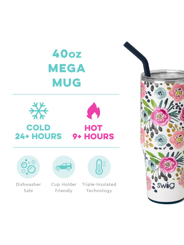 Primrose 40oz Mega Mug by Swig Life