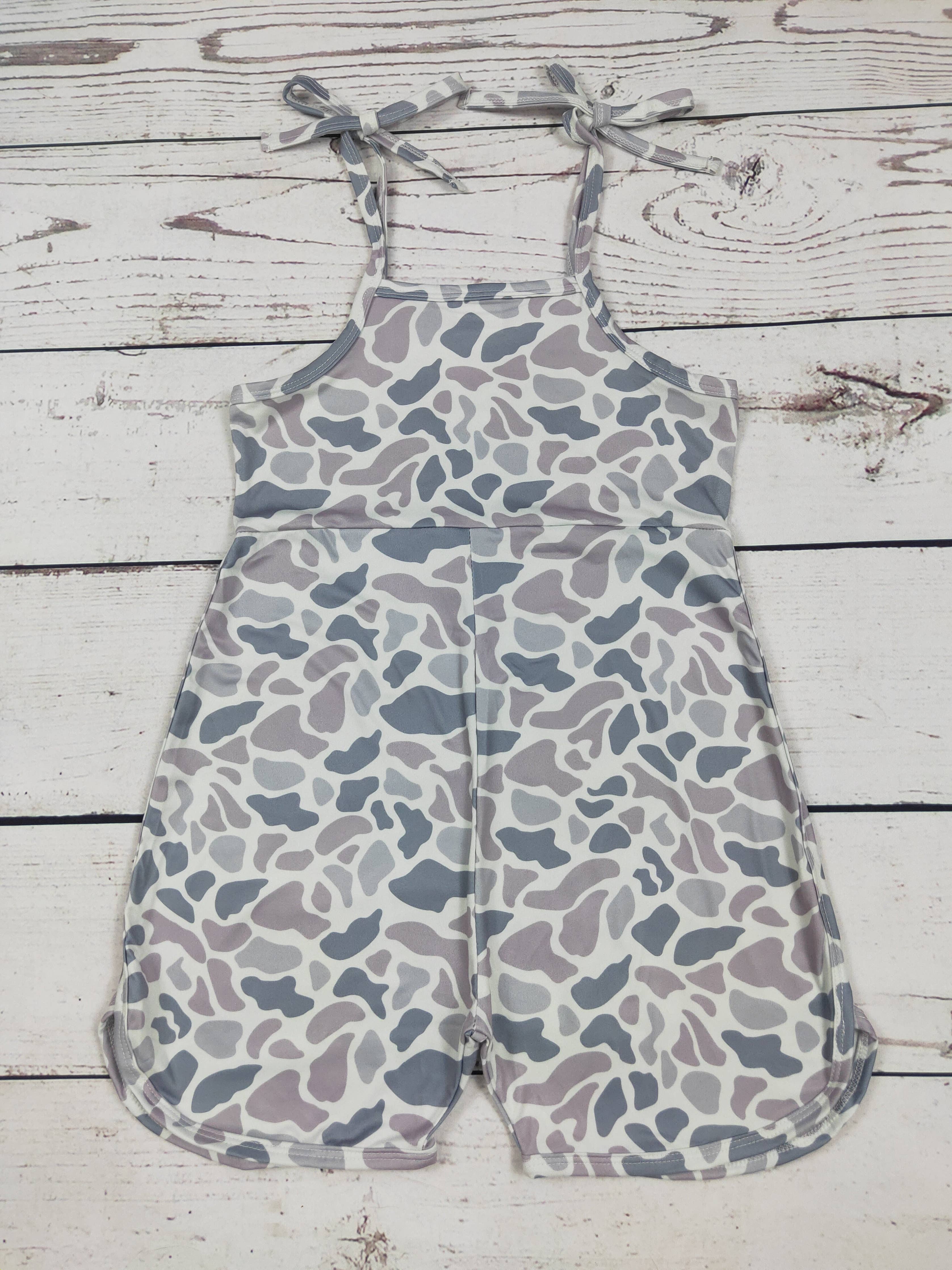 Baby Girls Camouflage Jumpsuit
