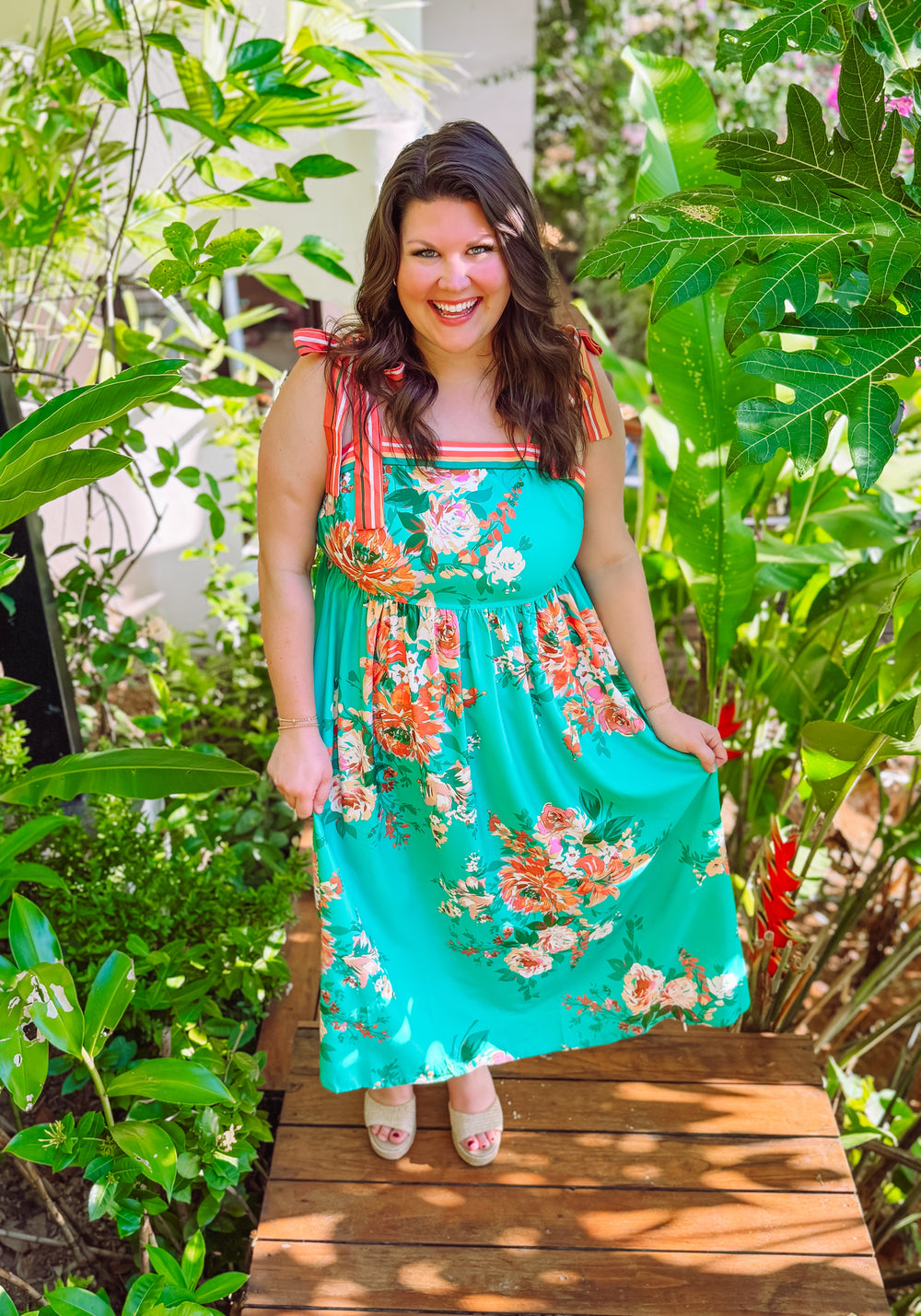 The Golden Hour Getaway Midi Dress