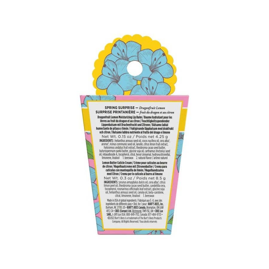 Spring Surprise Dragonfruit Gift Set Lip Balm, Cuticle Cream