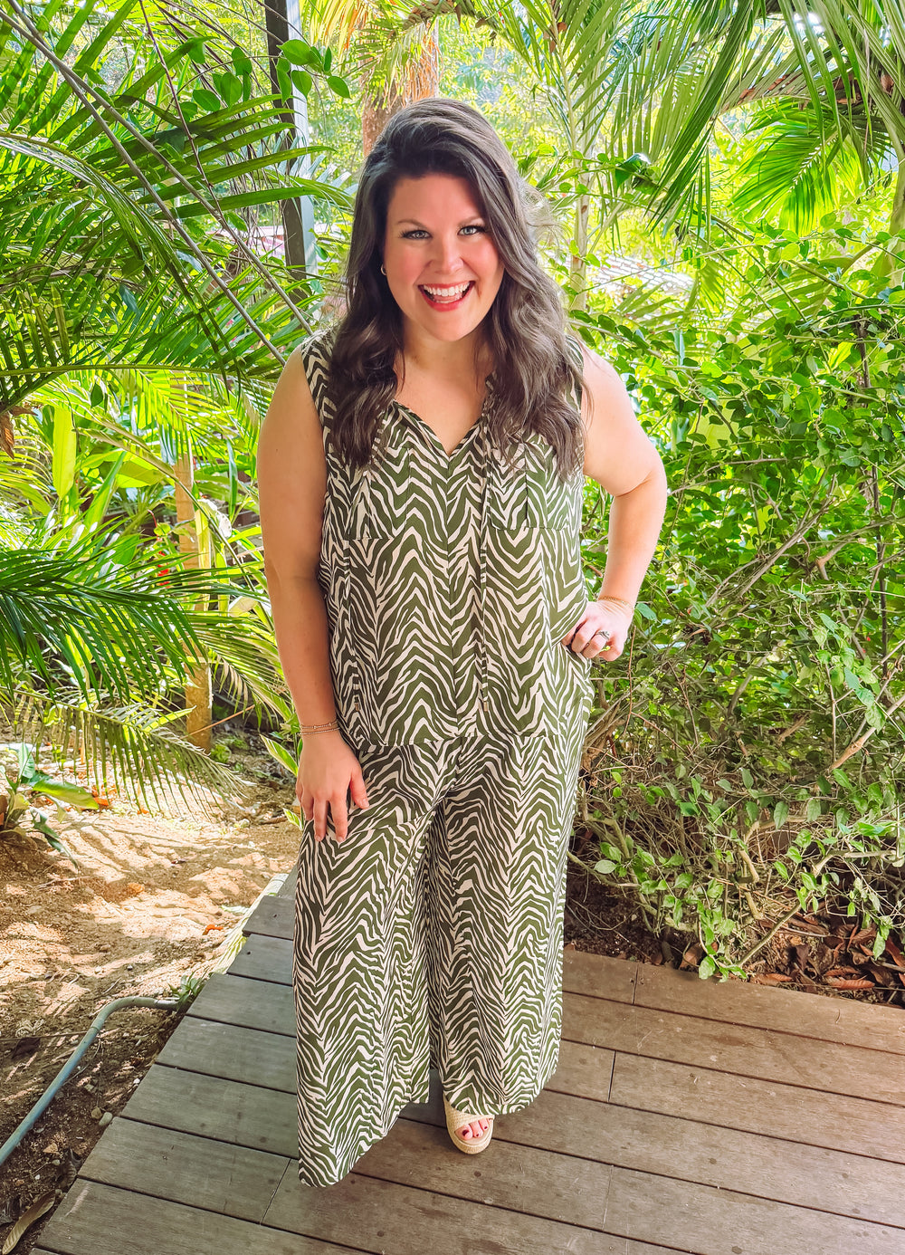 The Cora Zebra Printed Top