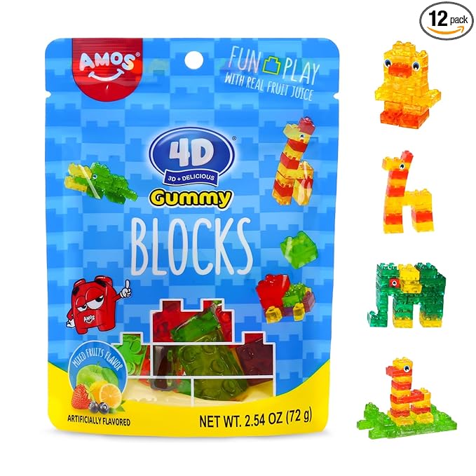 AMOS 4D Gummy Blocks