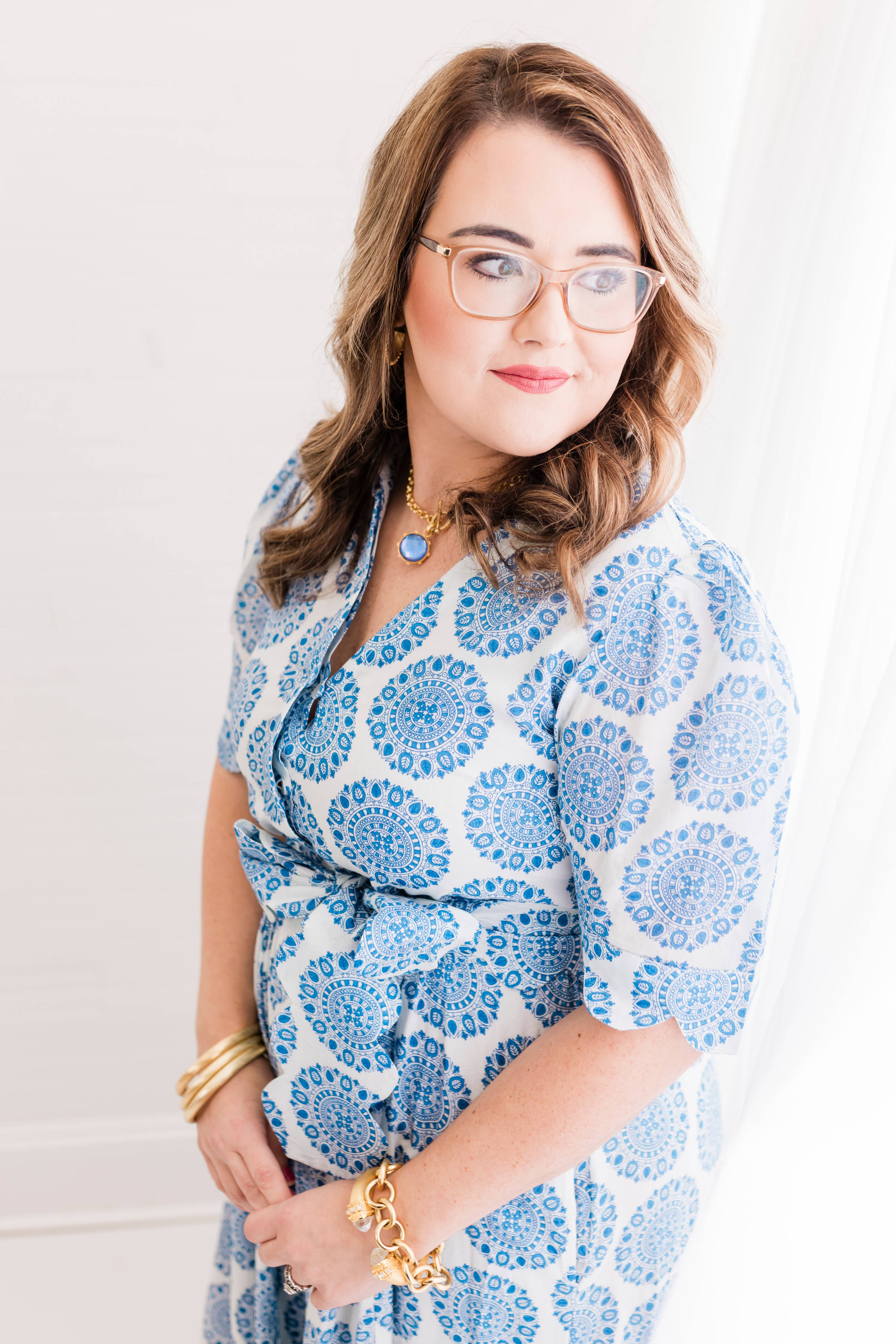 Blue Medallion Grace Dress By Heart of Grace