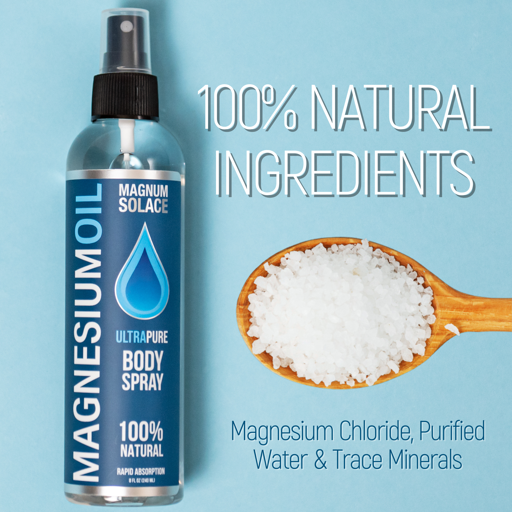 Magnesium Oil Spray for Restless Legs, Sleep, Muscle Relief