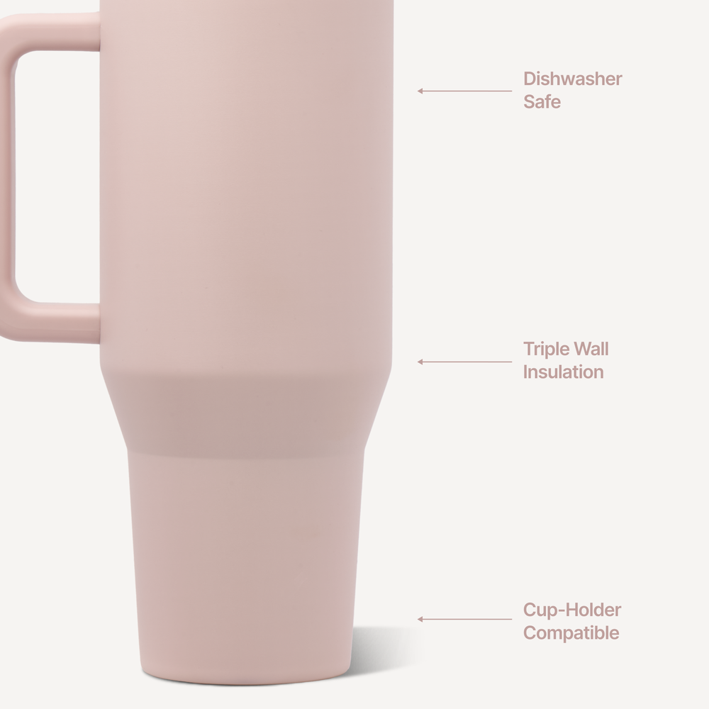 Dusty Rose 32oz Traveler Tumbler in Hydrojug