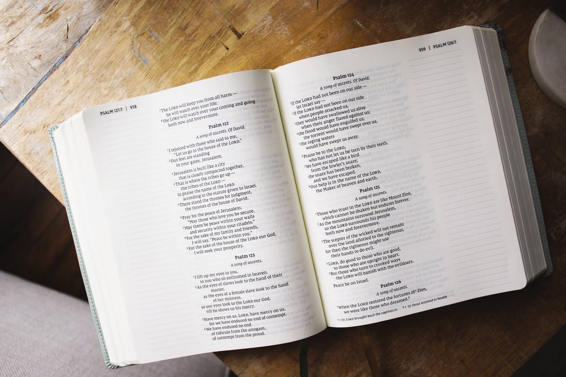 NIV Artisan Collection Bible Large Print Leathersoft Sage Floral