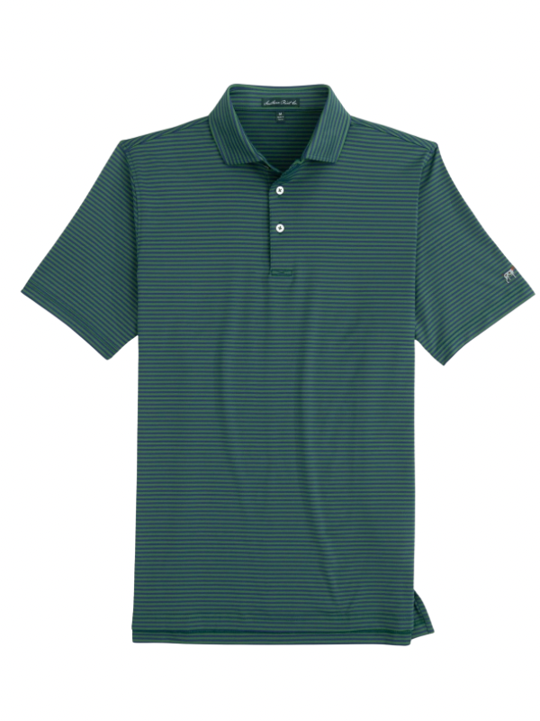 The Hinton Polo in Midnight/Pine by Southern Point Co.